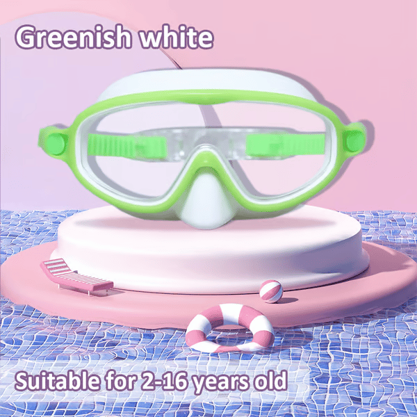 🏊♀️Buy 1 Get 1 Free🎁-HD children's large frame waterproof and anti-fog swimming goggles