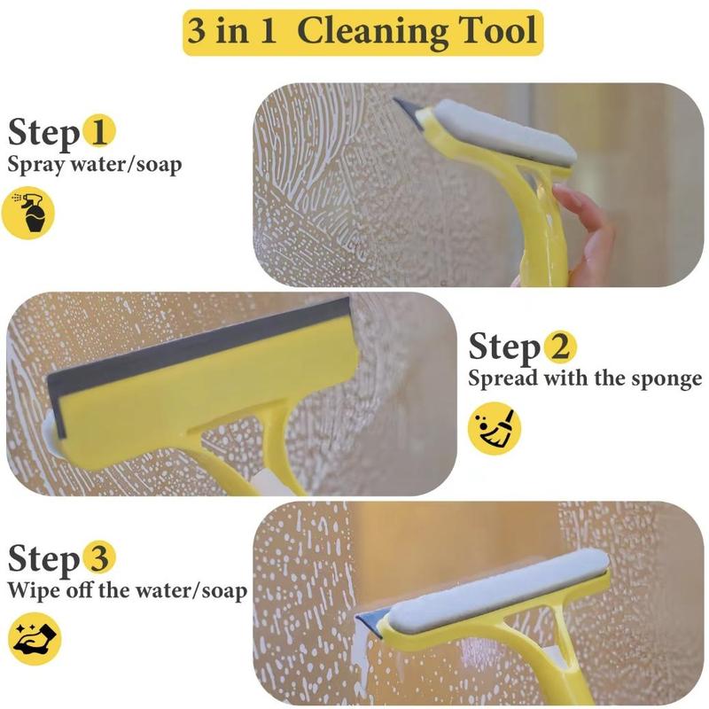 🏆Flash Sale 40%🔥3 in 1 Window Cleaning Scraper
