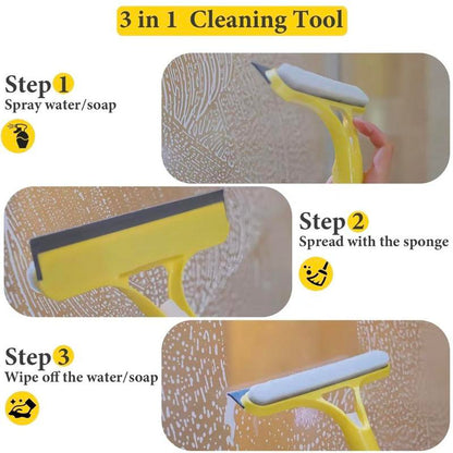 🏆Flash Sale 40%🔥3 in 1 Window Cleaning Scraper