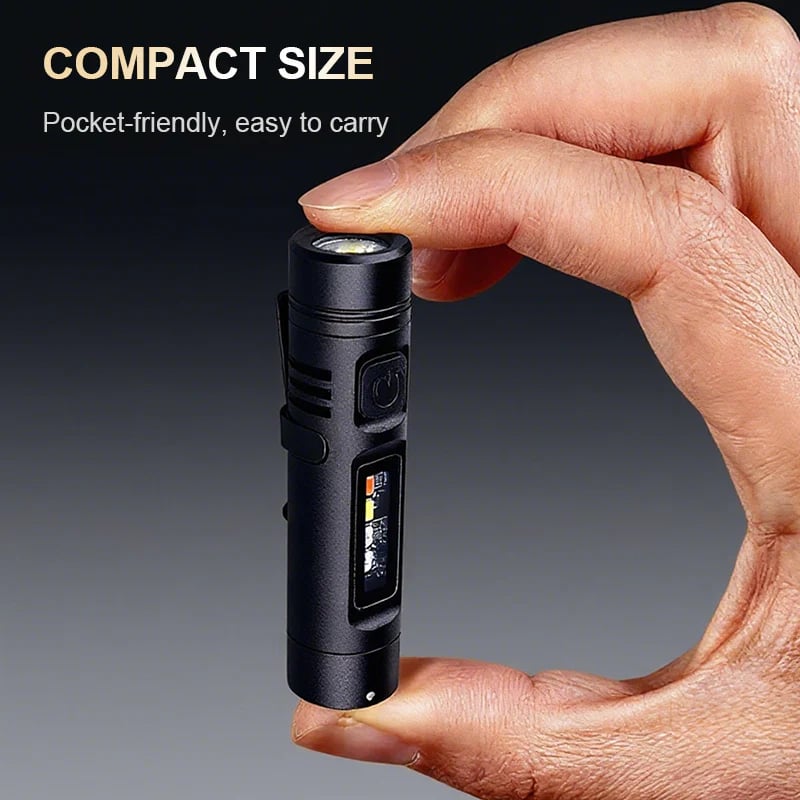 Buy 1 Get 1 Free – Ultimate Emergency Mini Flashlight with Built-In Fire Starter