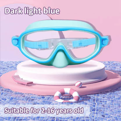 🏊‍♀️Buy 1 Get 1 Free🎁-HD children's large frame waterproof and anti-fog swimming goggles