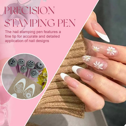 LAST DAY 40% OFF - Nail Art Stamp Pen